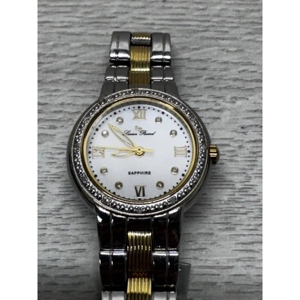 Lucien Piccard 28106TT Women’s Two Tone Sapphire Crystal Watch